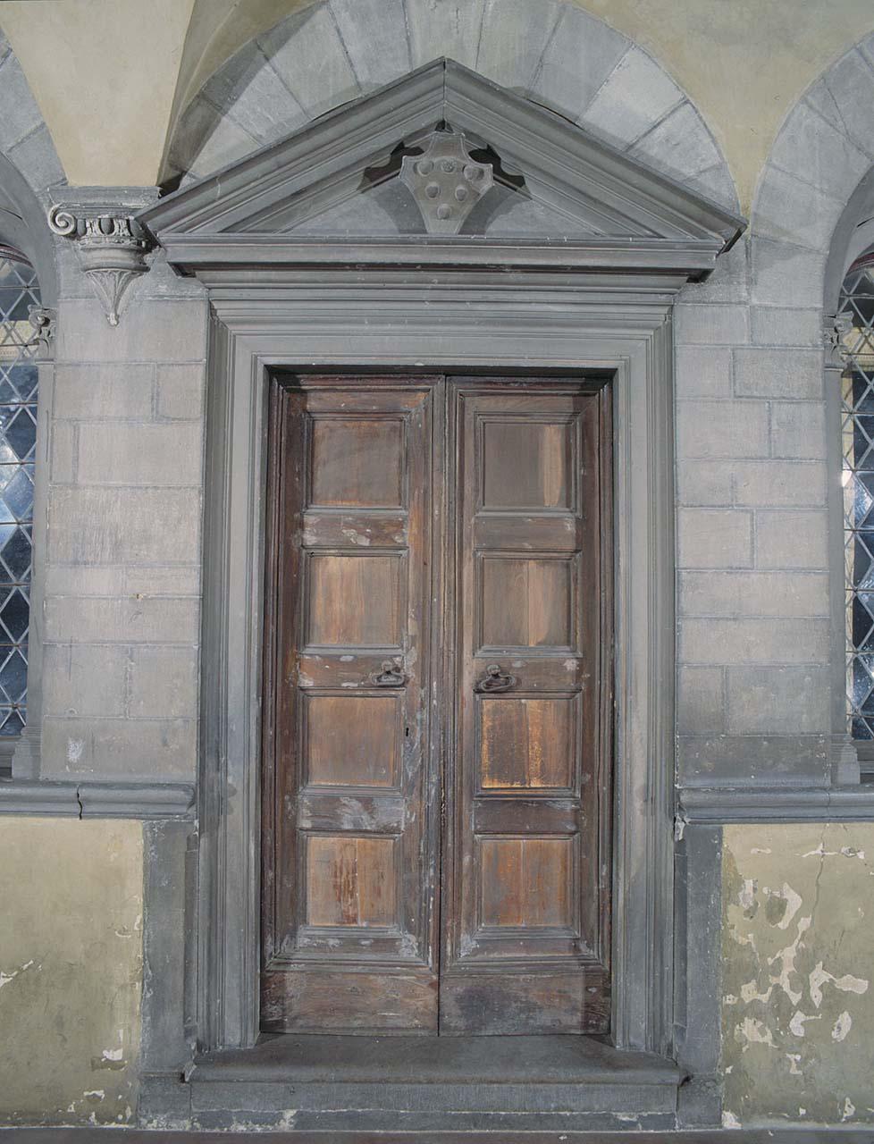 stemma gentilizio della famiglia Medici, stemma gentilizio (portale) di Manetti Ciaccheri Antonio (cerchia) (sec. XV)