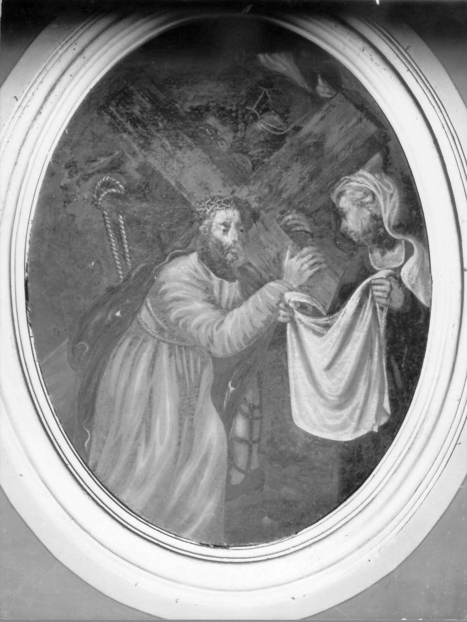 Cristo incontra la Veronica (dipinto) di Tais Giacomo (secondo quarto sec. XVIII)