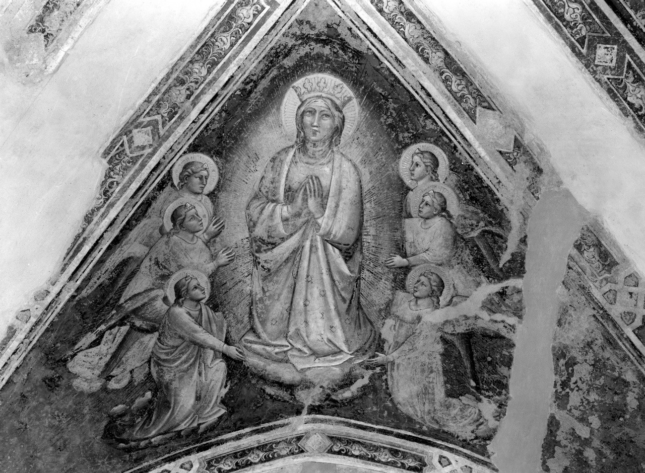 assunzione della Madonna (soffitto dipinto) di Mariotto di Nardo (attribuito) (inizio sec. XV)