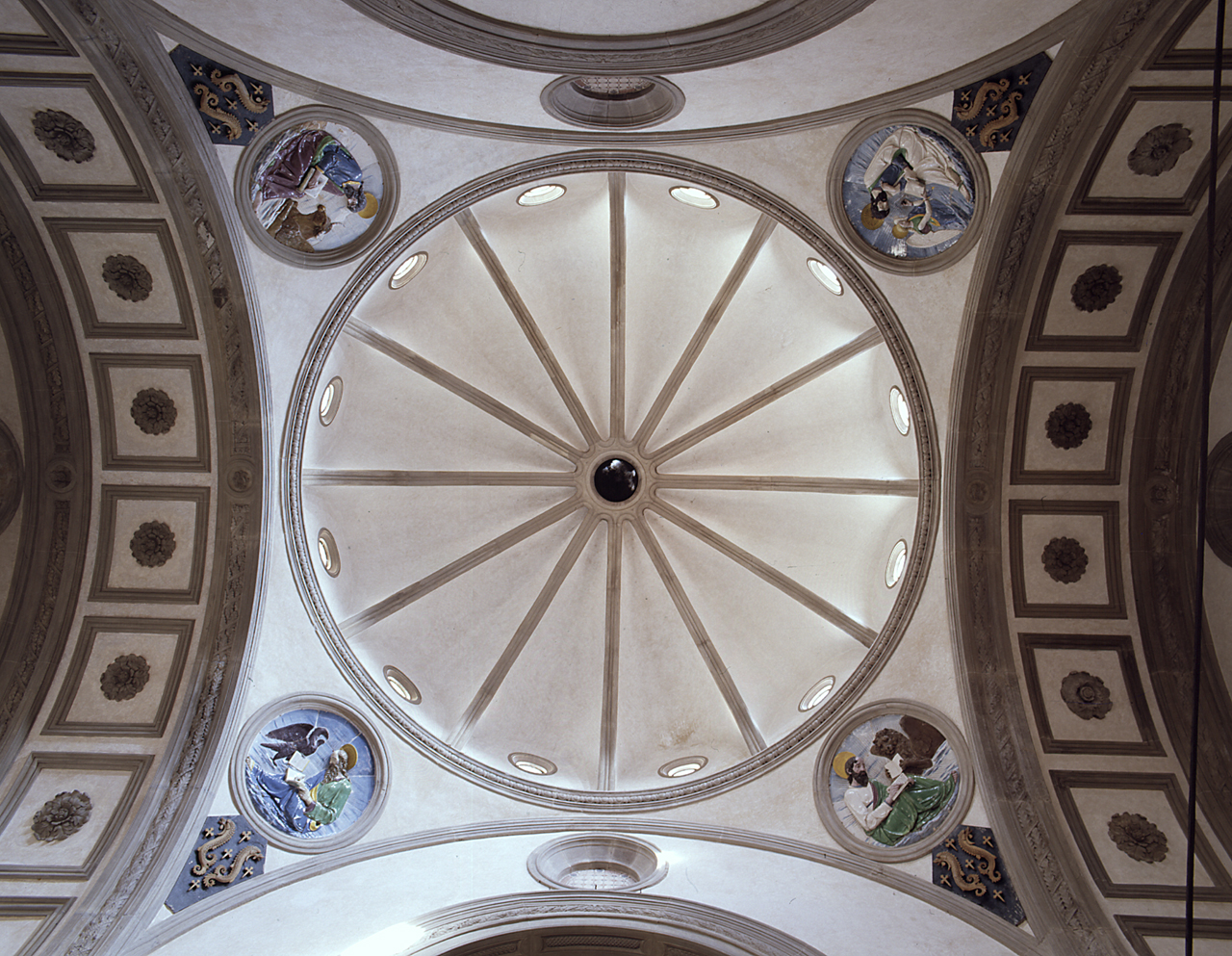 cornice architettonica di Brunelleschi Filippo (cerchia) (sec. XV)