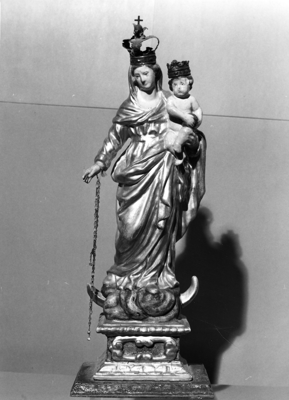 Madonna con Bambino (scultura) - manifattura toscana (sec. XVIII)