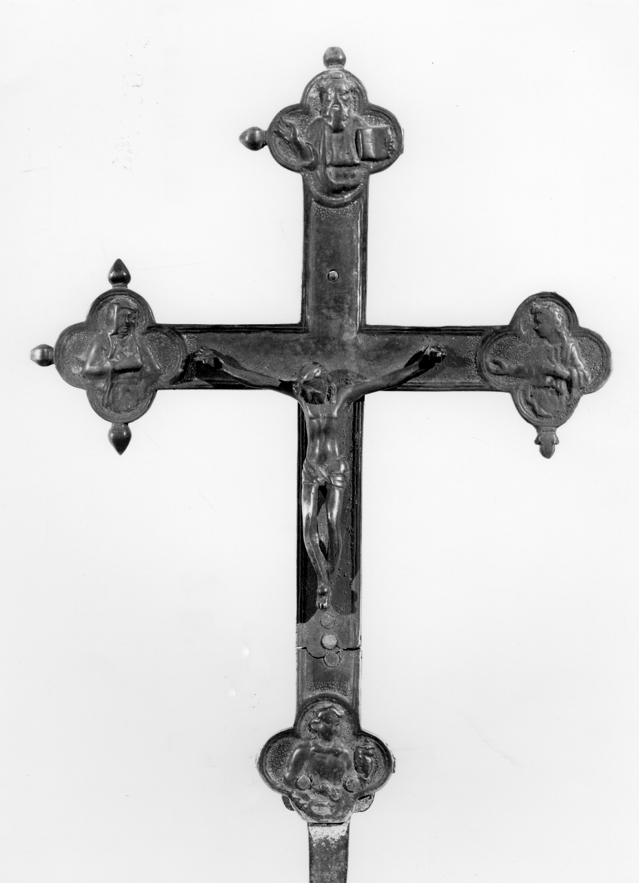 Cristo crocifisso (croce processionale) - manifattura toscana (sec. XVII)