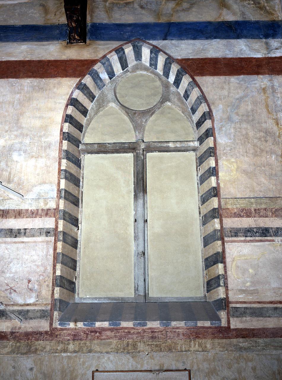 motivi decorativi geometrici (dipinto) di Andrea di Cione detto Andrea Orcagna, Nardo di Cione (terzo quarto sec. XIV)