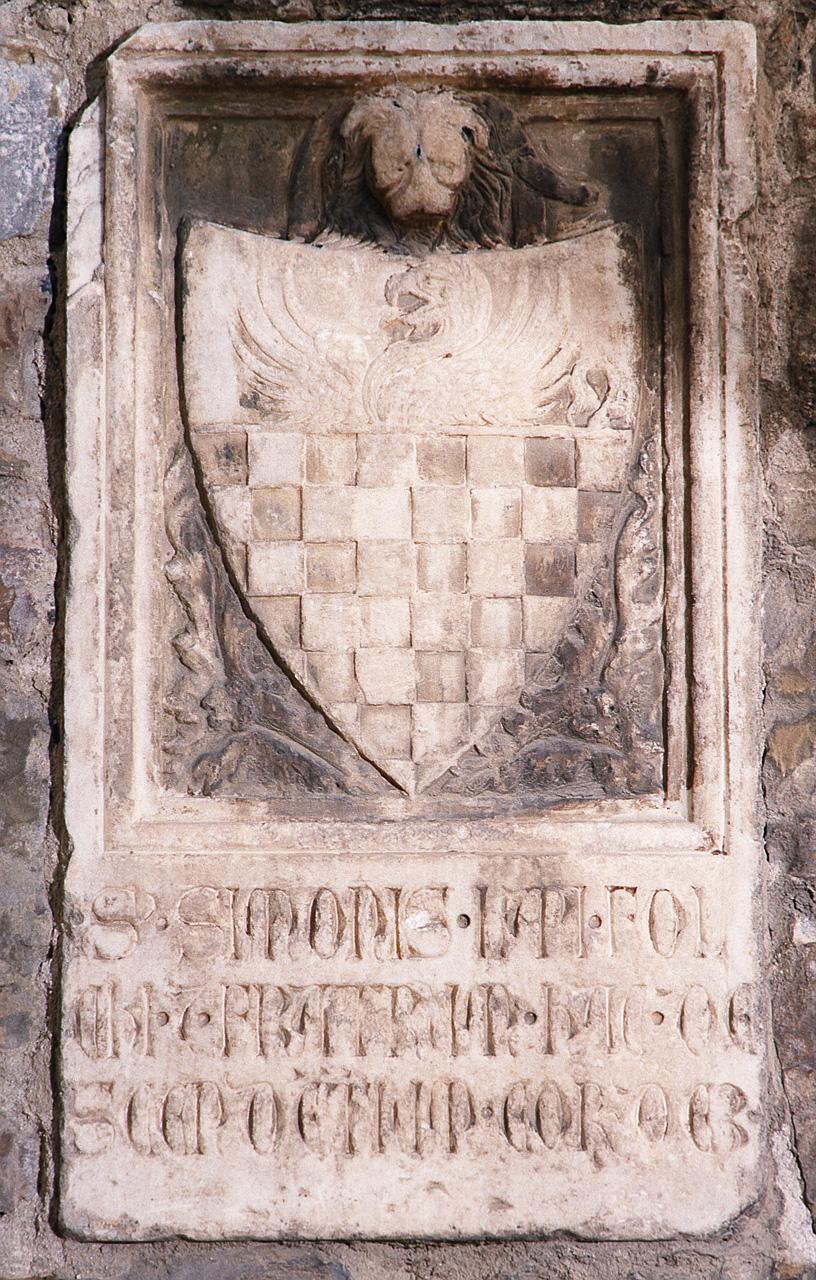 stemma gentilizio (rilievo) - produzione fiorentina (sec. XIV)