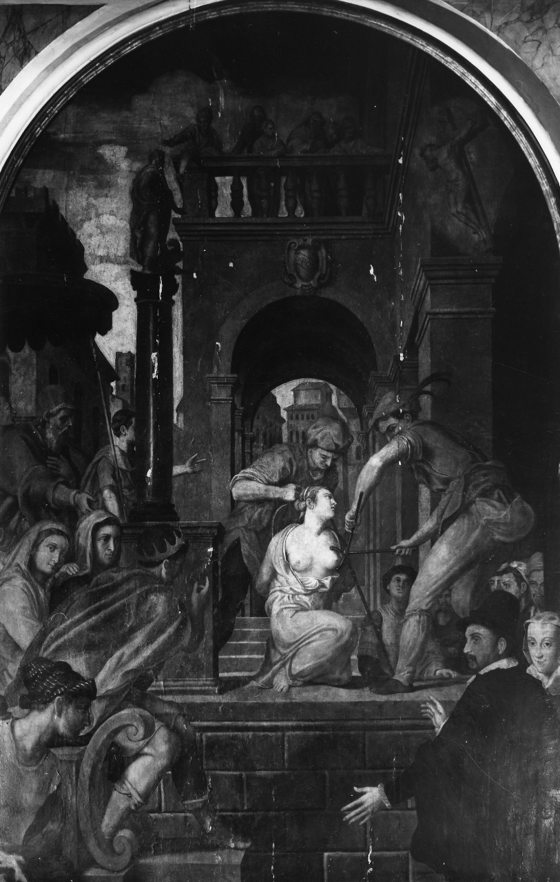 martirio di Sant'Agata (dipinto) - ambito pistoiese (fine sec. XVI)