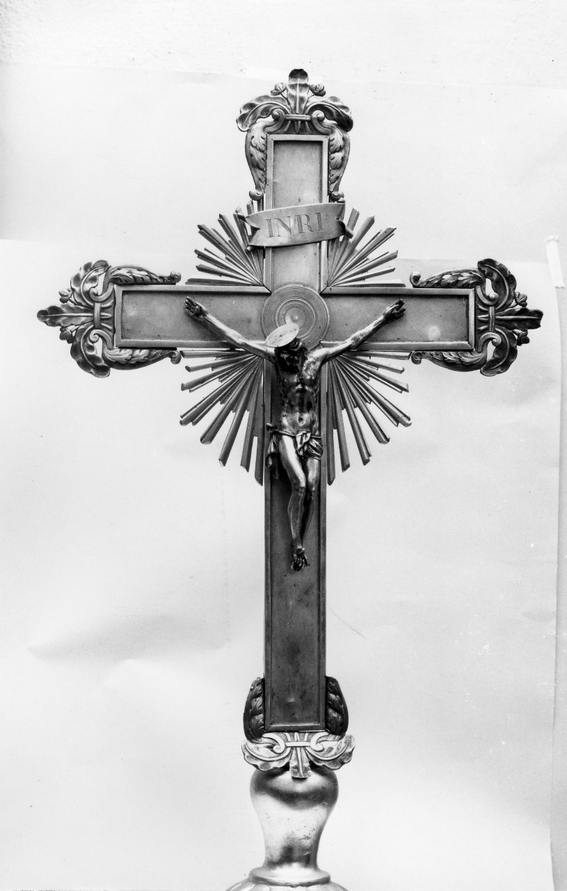 Cristo crocifisso (croce) - manifattura toscana (seconda metà sec. XIX)