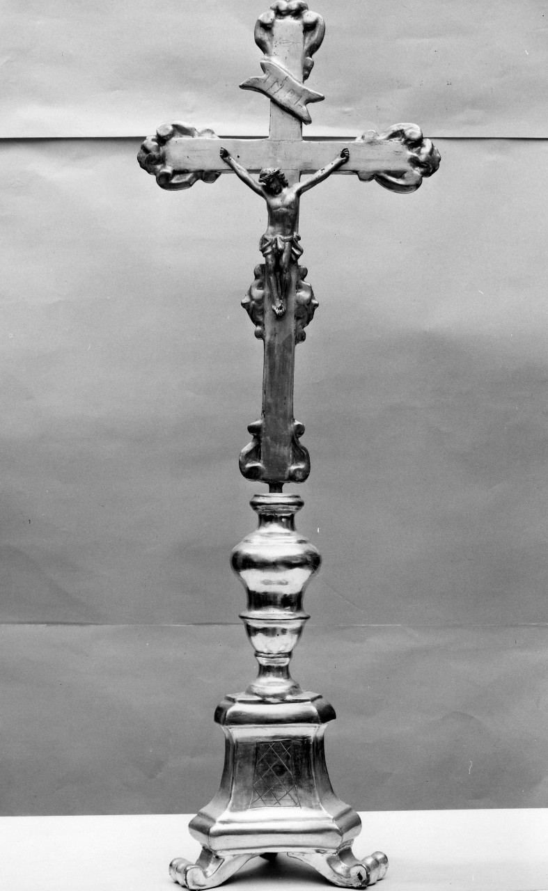 Cristo crocifisso (croce) - manifattura toscana (sec. XIX)