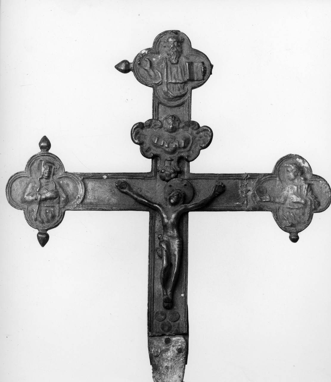 Cristo crocifisso dolente (croce processionale) - bottega toscana (sec. XVII)