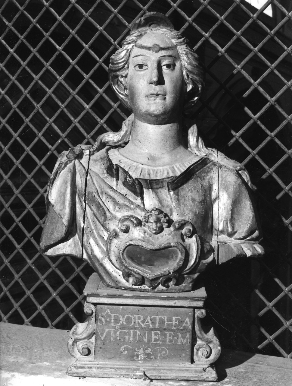 reliquiario - a busto - bottega toscana (metà sec. XVII)