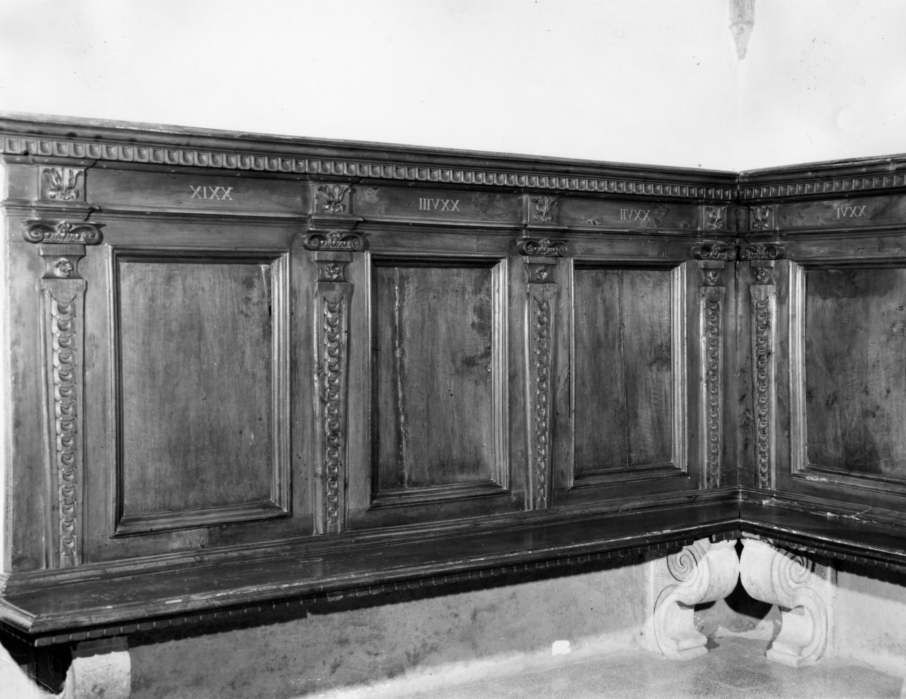 pancale da chiesa, serie - bottega toscana (sec. XVII)