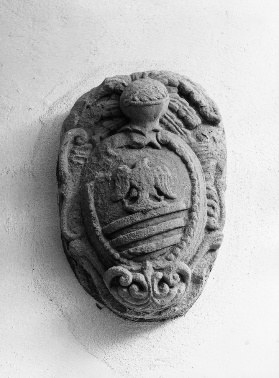 stemma gentilizio della famiglia De' Grassi (rilievo) - manifattura toscana (sec. XVII)