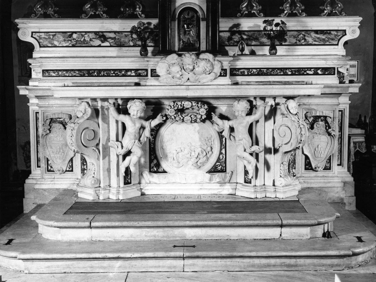 nascita di Maria Vergine (altare) - bottega toscana (sec. XIX)