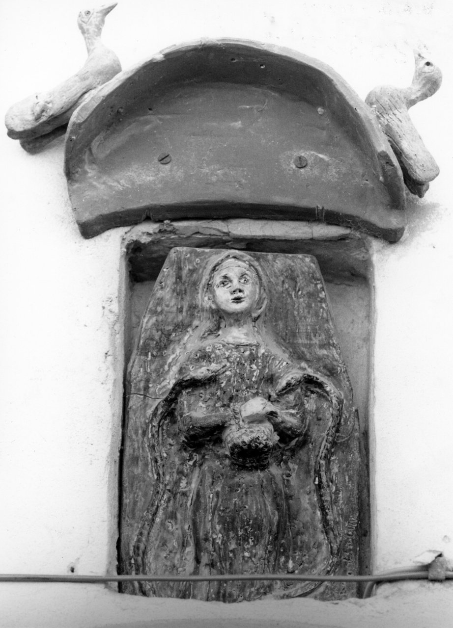Santa Verdiana (rilievo) - manifattura toscana (sec. XIX)