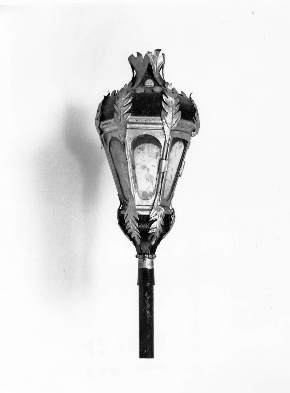 lanterna processionale, serie - produzione toscana (seconda metà sec. XIX)