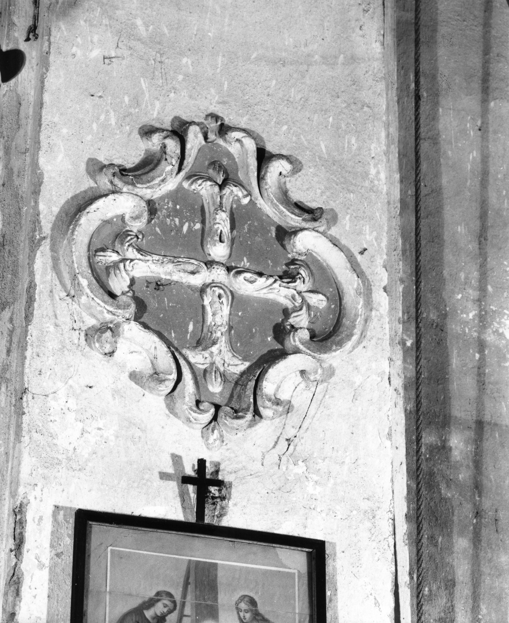 croce (rilievo, serie) - manifattura toscana (sec. XVII)