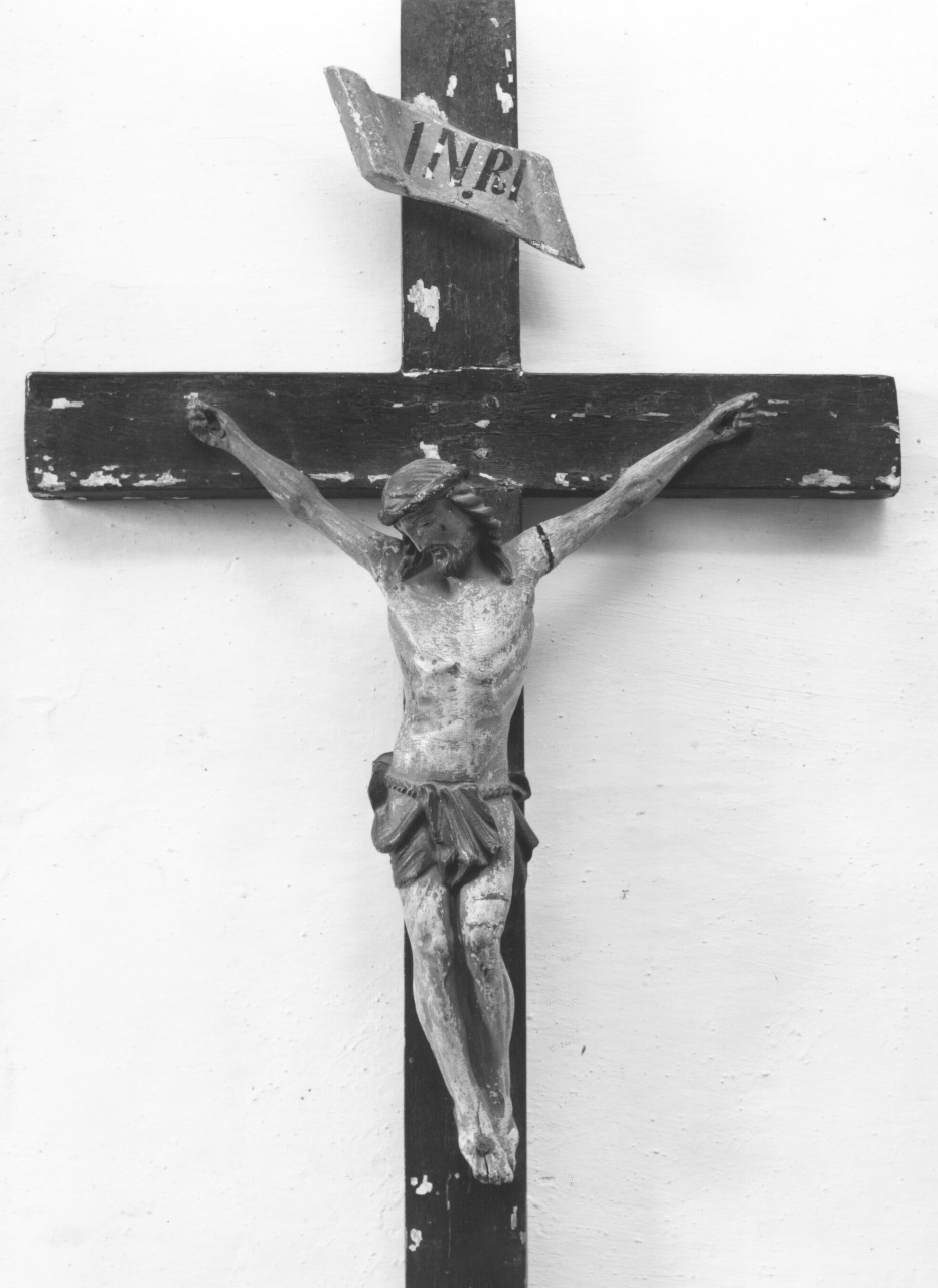 Cristo crocifisso (croce da parete) - bottega toscana (sec. XIX)