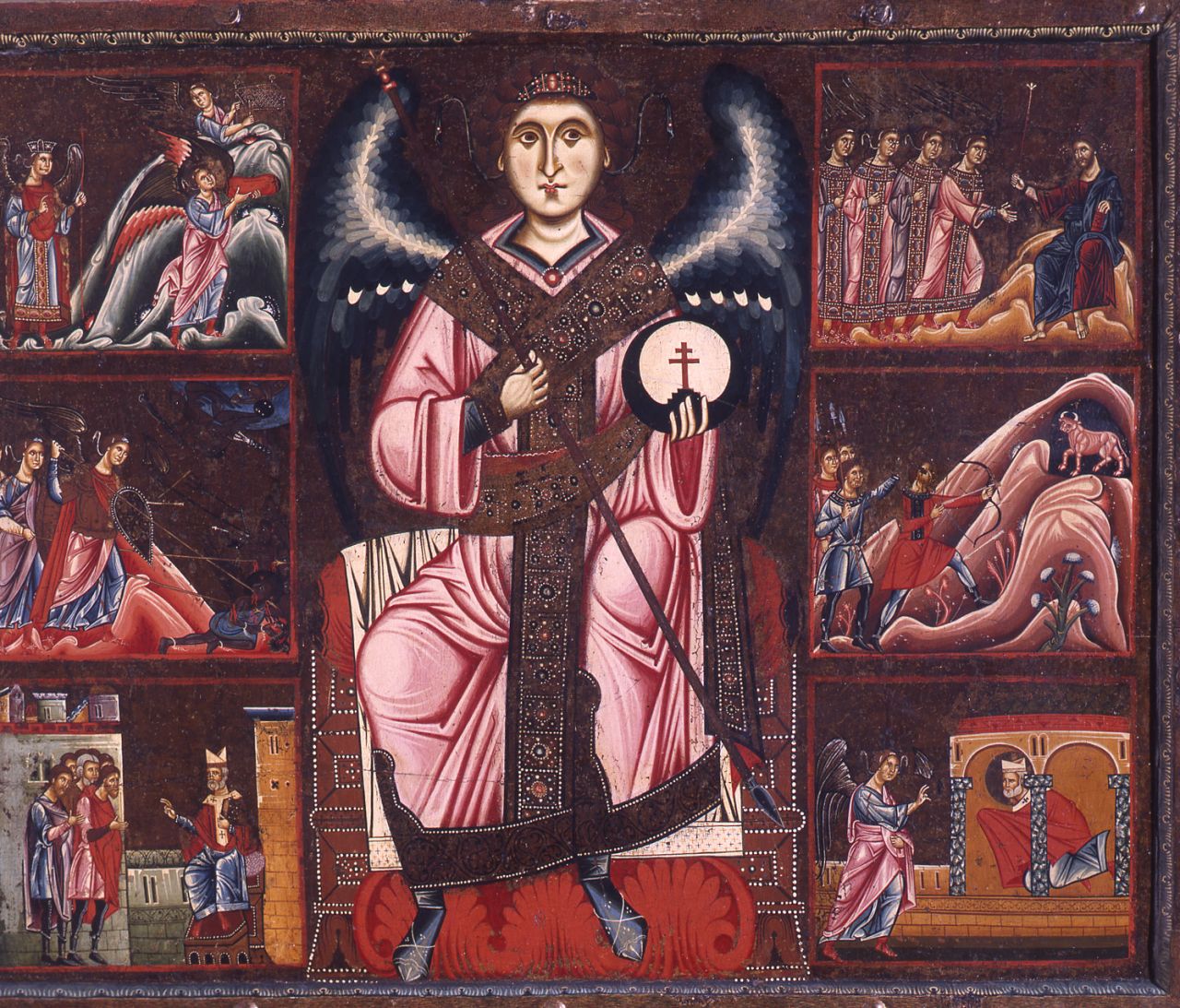 San Michele Arcangelo (dipinto) di Coppo di Marcovaldo (attribuito) (sec. XIII)