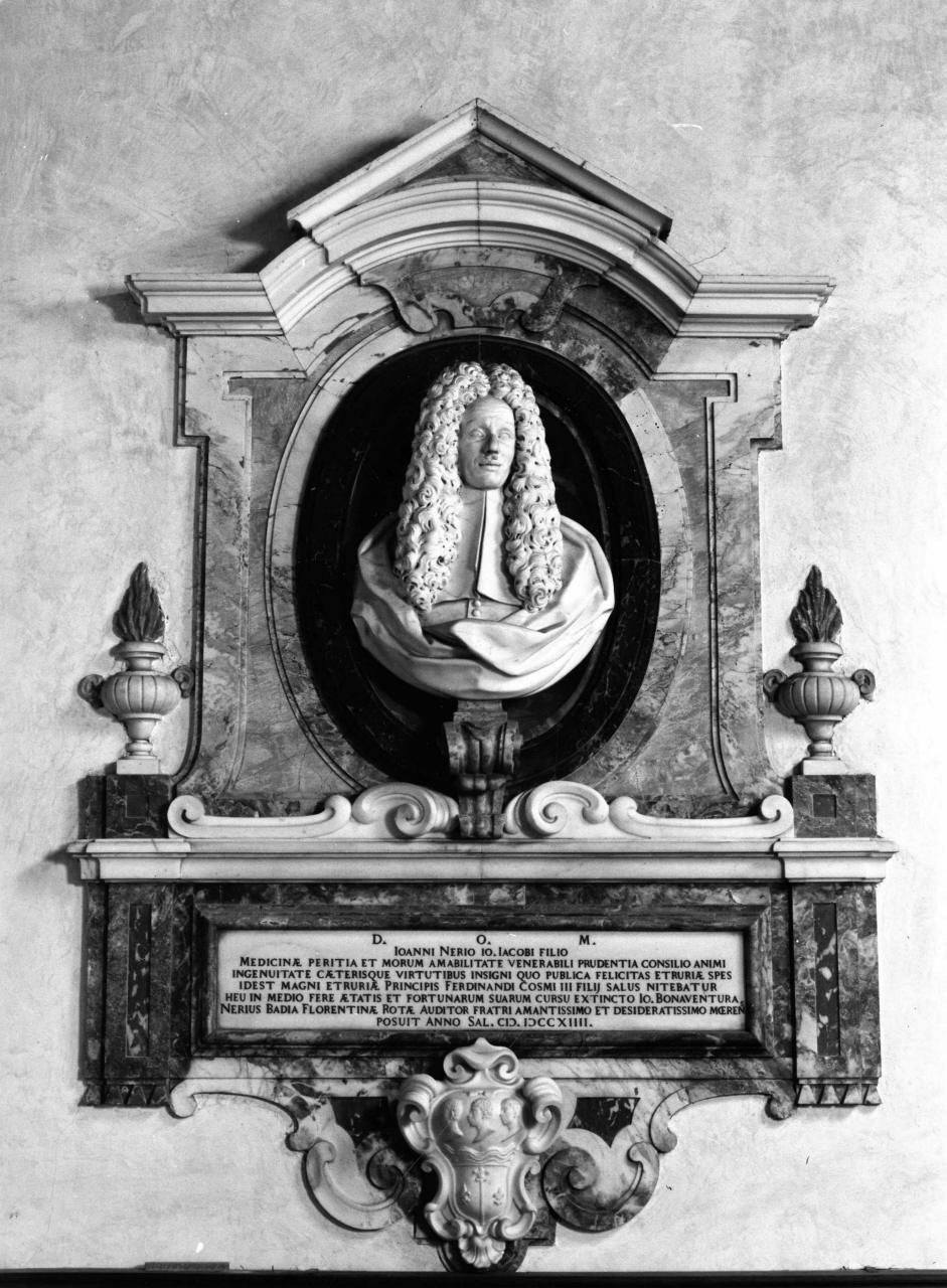 monumento sepolcrale di Giovanni Neri (scultura) di Fortini Giovacchino (sec. XVIII)