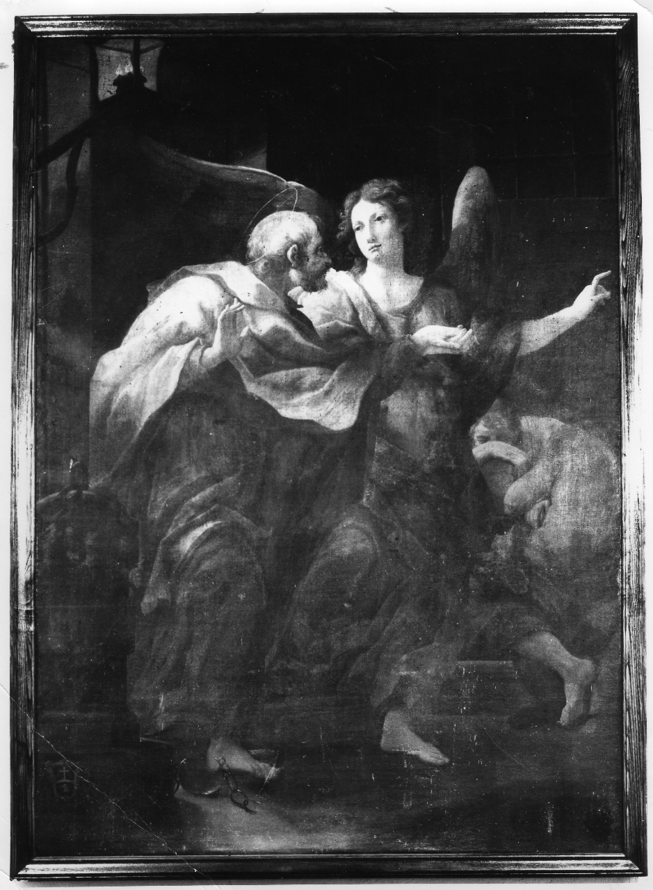 San Pietro liberato dal carcere da un angelo (dipinto) - ambito toscano (prima metà sec. XVII)