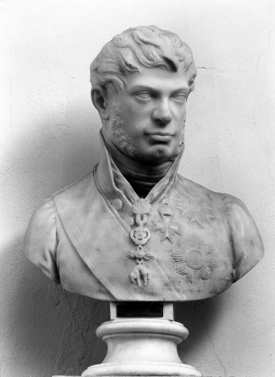 busto ritratto di Leopoldo II (scultura) di Giovannozzi Ottavio (sec. XIX)