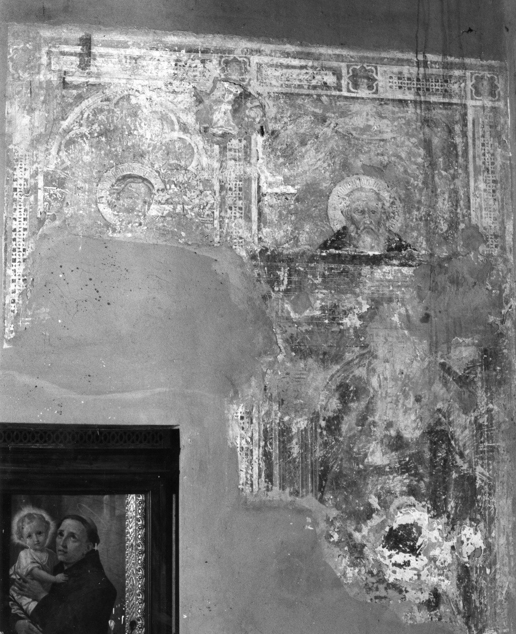 Sant'Antonio e Santa (dipinto) di Giovanni di Bartolomeo Cristiani detto Giovanni da Pistoia (cerchia) (seconda metà sec. XIV)