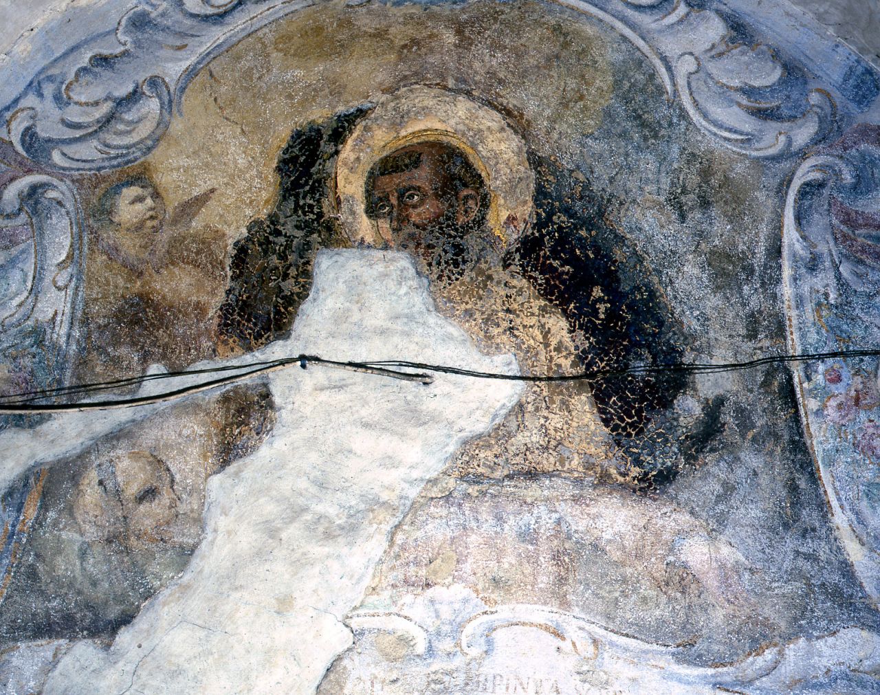 Santo (dipinto, frammento) - ambito fiorentino (sec. XVIII)