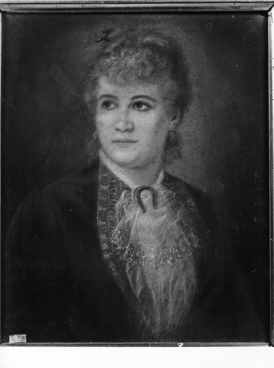 Teresine Singer, ritratto di donna (dipinto) - ambito toscano (fine sec. XIX)