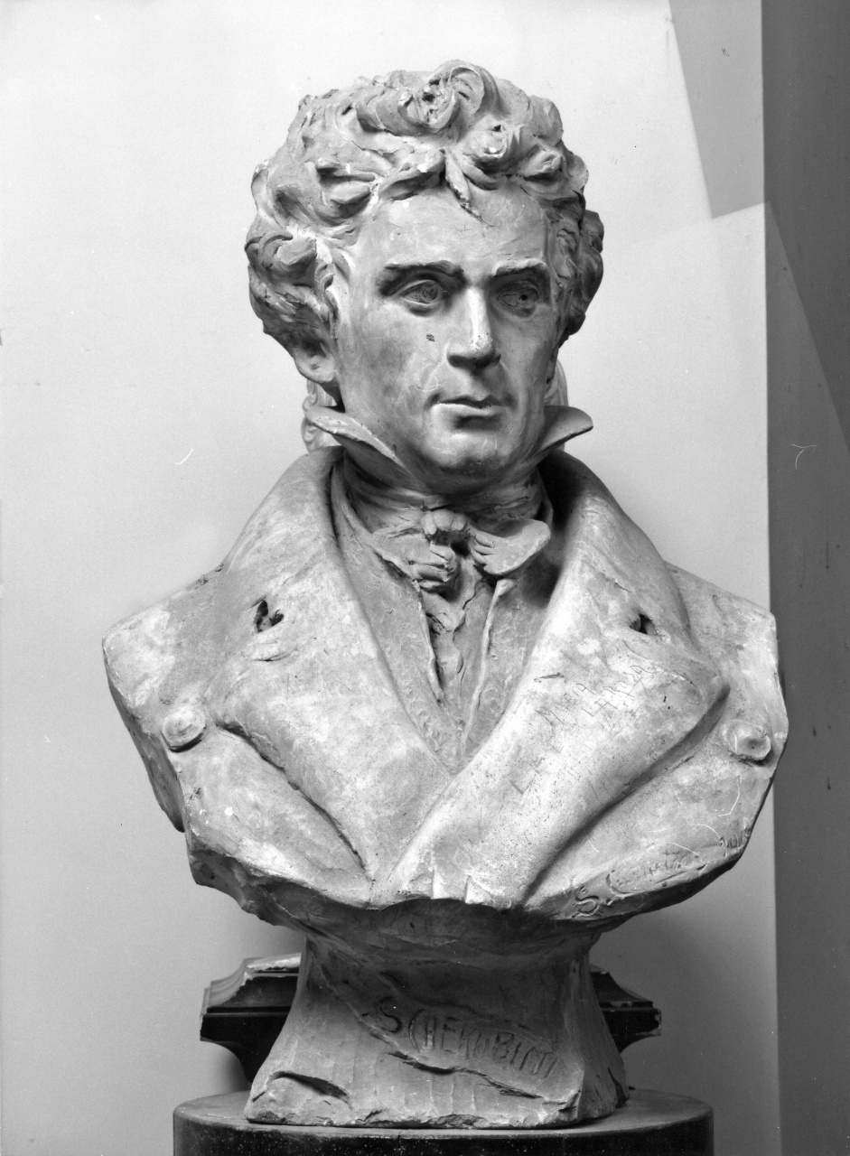 ritratto di Luigi Cherubini, busto ritratto d'uomo (busto) - ambito tedesco (?) (ultimo quarto sec. XIX)