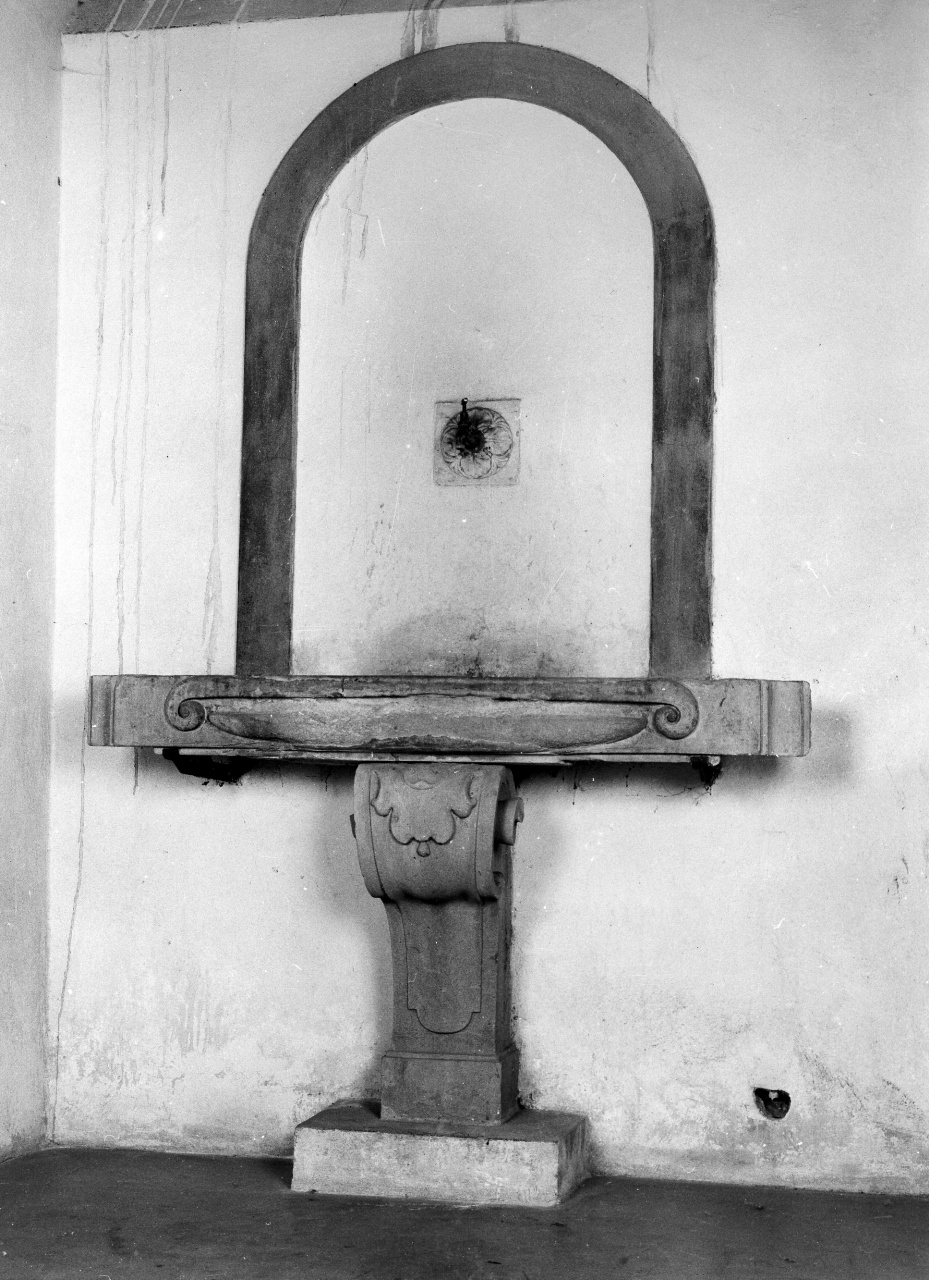 lavabo - bottega fiorentina (fine/inizio secc. XVII/ XVIII, sec. XX)