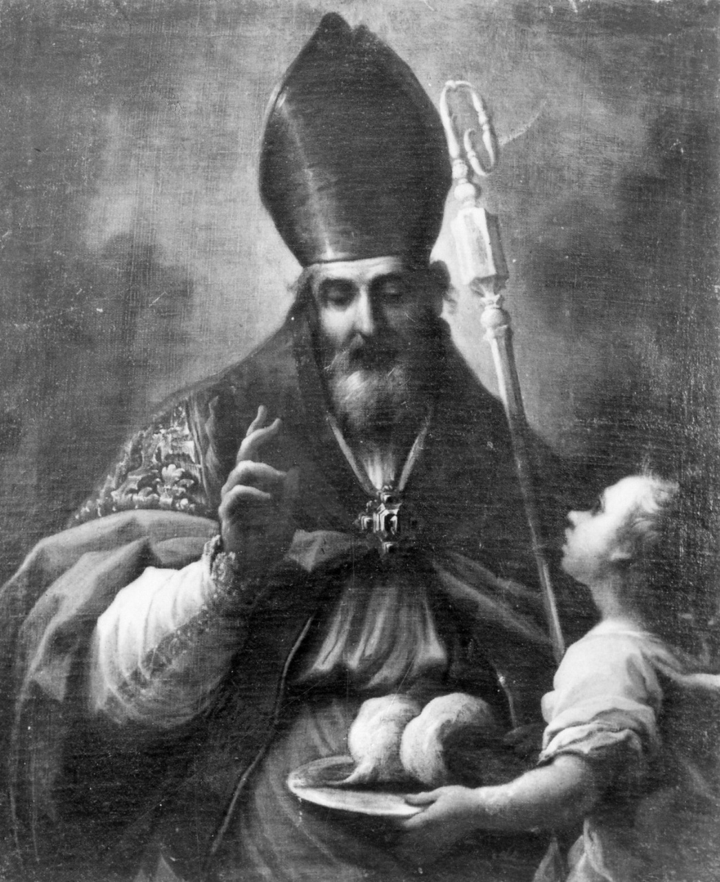 San Fiorenzo vescovo d'Orange (dipinto) di Sagrestani Giovanni Camillo (prima metà sec. XVIII)