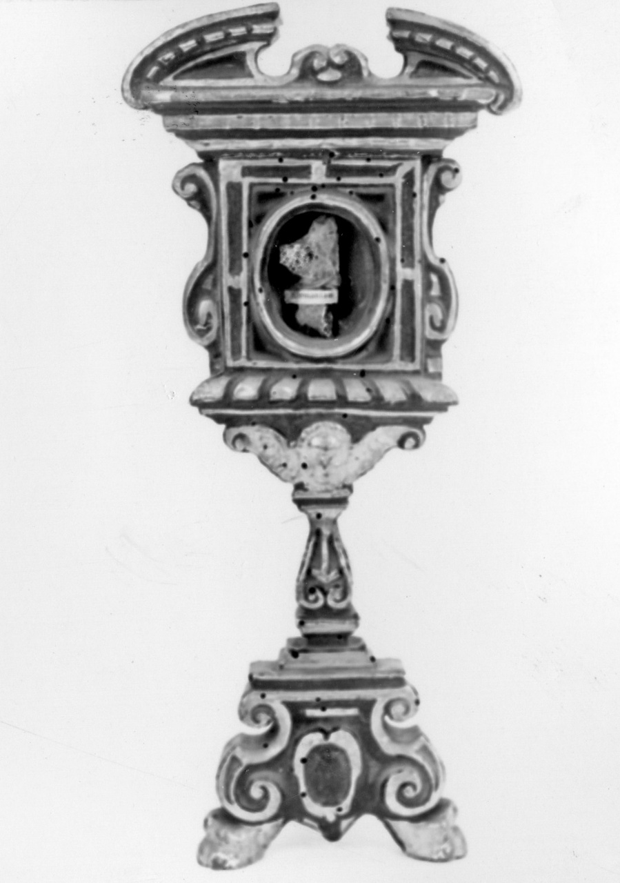 reliquiario - bottega fiorentina (fine/inizio secc. XVII/ XVIII)