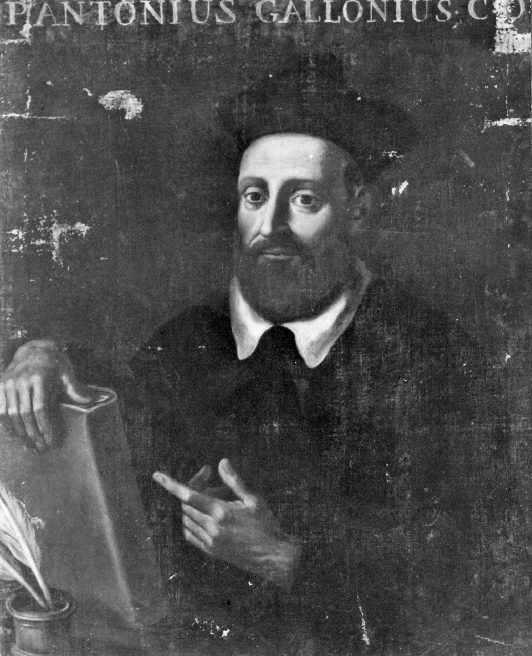 ritratto del padre filippino Antonio Galloni (dipinto) - ambito toscano (sec. XVII)