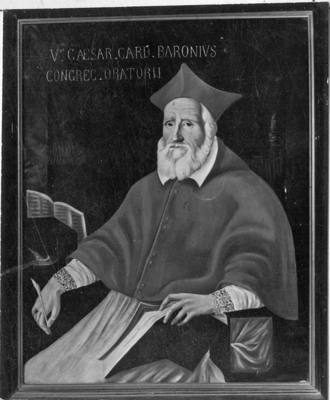ritratto delCardinale Cesare Baronio (dipinto) - ambito toscano (sec. XVII)