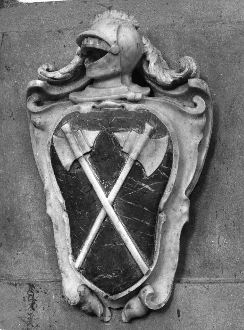 stemma gentilizio della famiglia Bettini (rilievo) - ambito toscano (sec. XVIII)