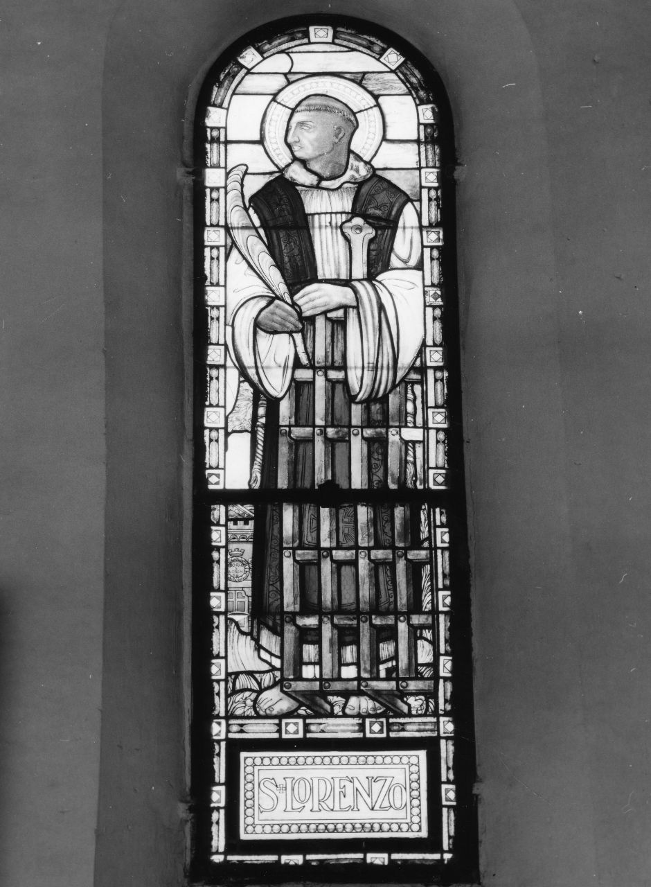San Lorenzo (vetrata, ciclo) di Società Artistica Chini (prima metà sec. XX)