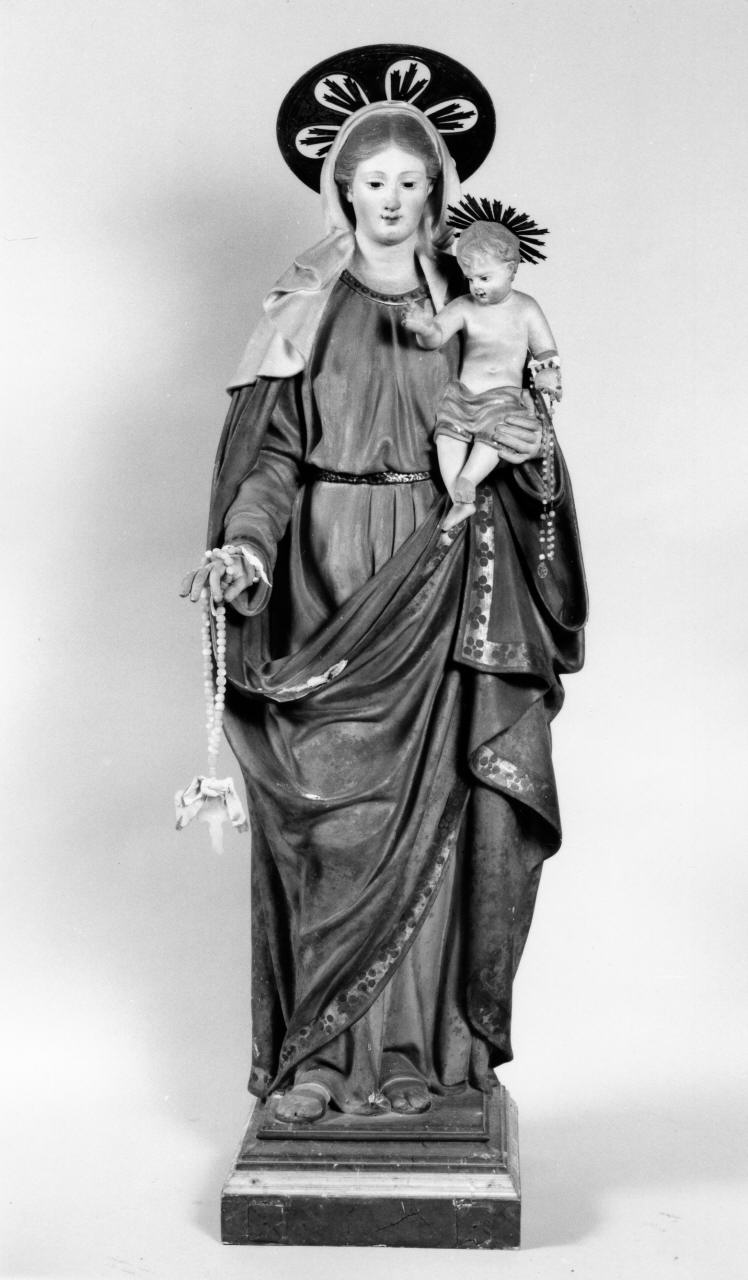 Madonna del Rosario (statua) - produzione toscana (seconda metà sec. XIX)