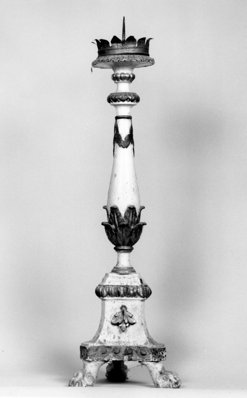candeliere, serie - produzione toscana (fine/inizio secc. XVIII/ XIX)