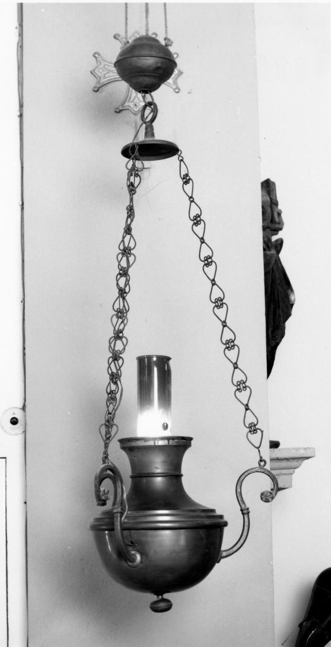 lampada del SS. Sacramento, serie - produzione toscana (seconda metà sec. XIX)