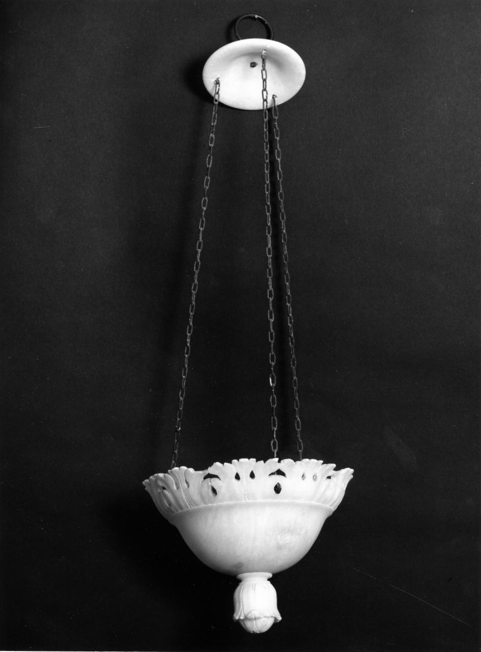 lampada pensile - produzione toscana (sec. XIX)