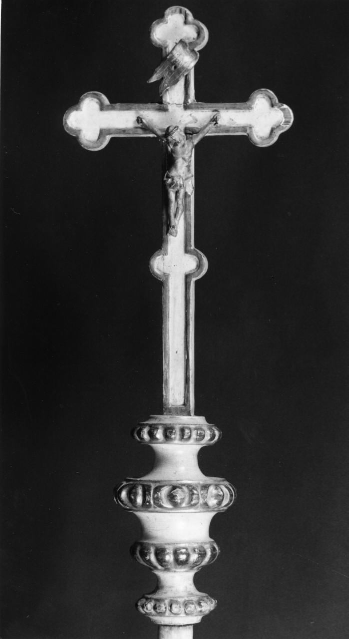 Cristo crocifisso (croce processionale) - produzione toscana (ultimo quarto sec. XVIII)