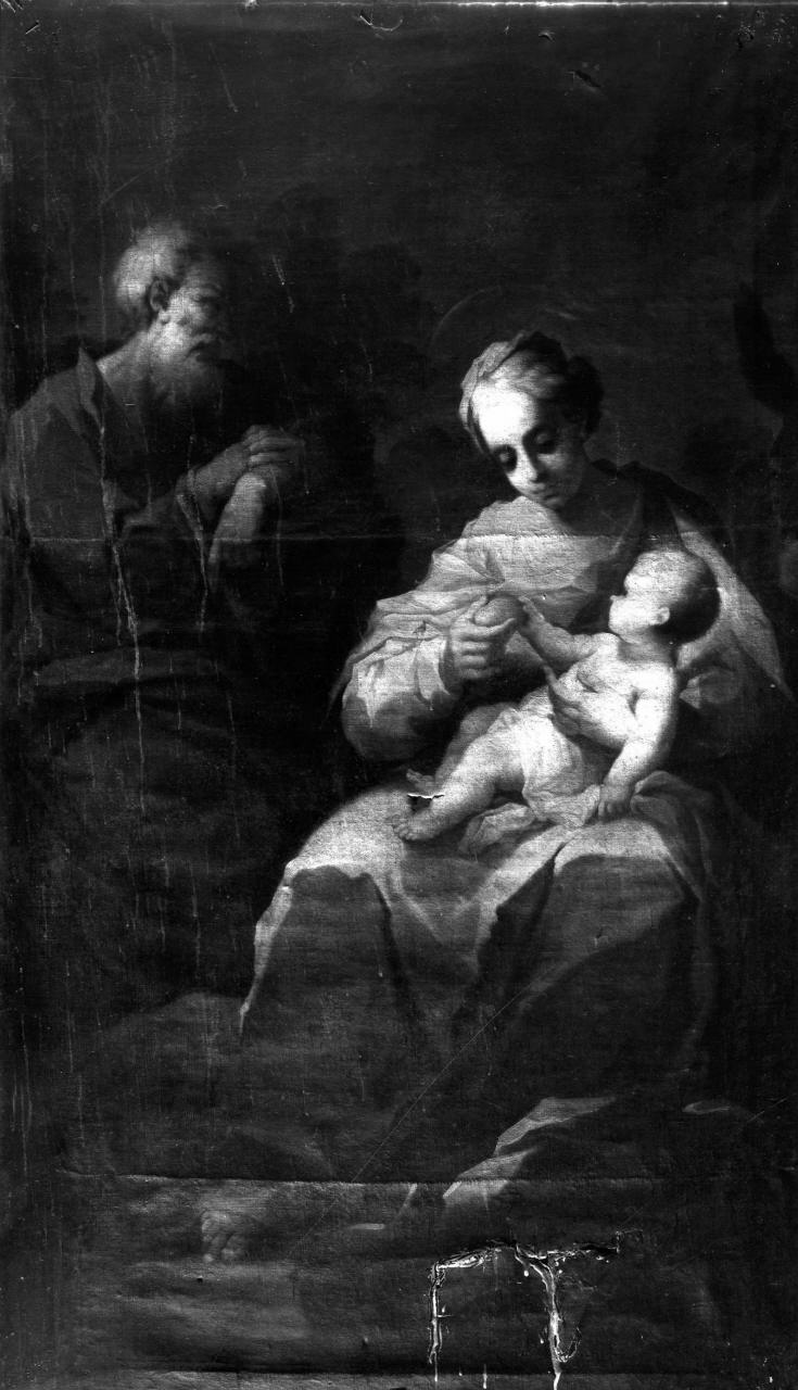 riposo nella fuga in Egitto (dipinto) di Sagrestani Giovanni Camillo (sec. XVIII)