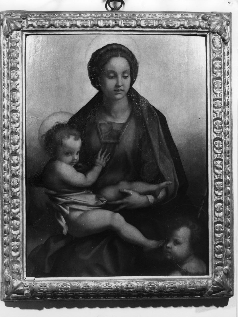 Madonna con Bambino e San Giovannino (dipinto) - ambito fiorentino (prima metà sec. XVI)
