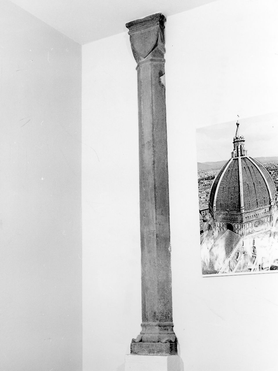 colonna, serie - bottega toscana (inizio sec. XIV)