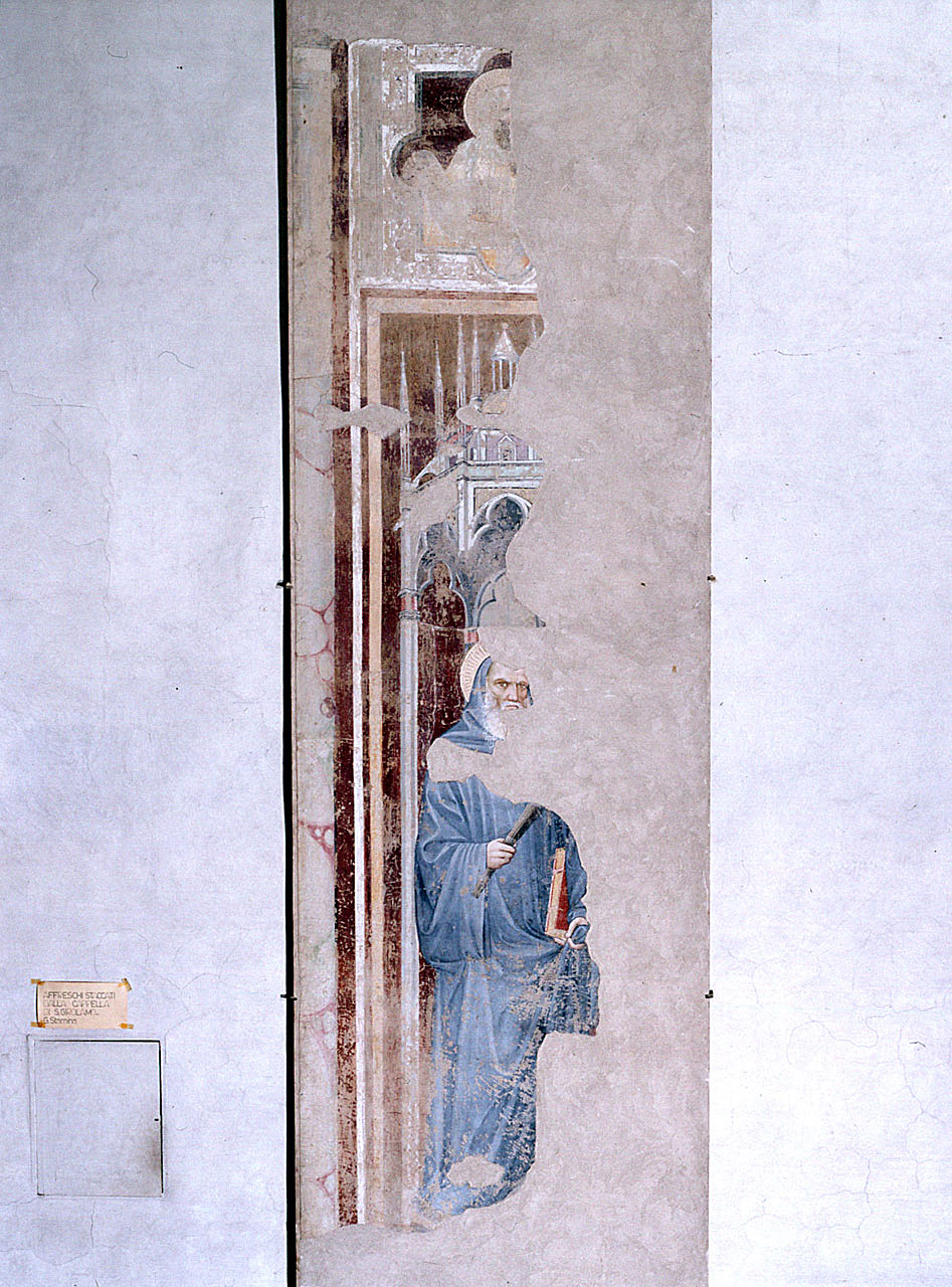 San Benedetto (dipinto, frammento) di Starnina Gherardo (sec. XV)