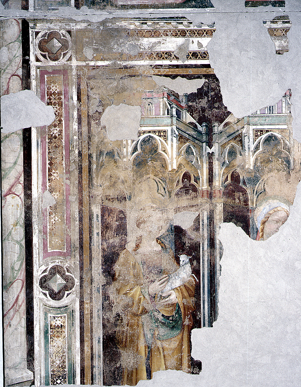 sant'Agnese e santa (dipinto) di Starnina Gherardo (sec. XV)