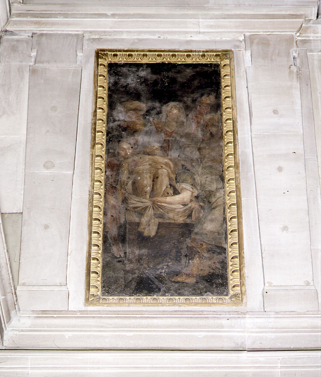deposizione di Cristo nel sepolcro (dipinto) - ambito fiorentino (sec. XVI)