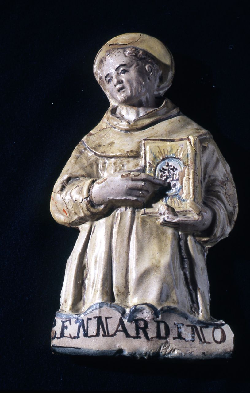 San Bernardino da Siena (statua) - produzione Italia centrale (secc. XV/ XVI)