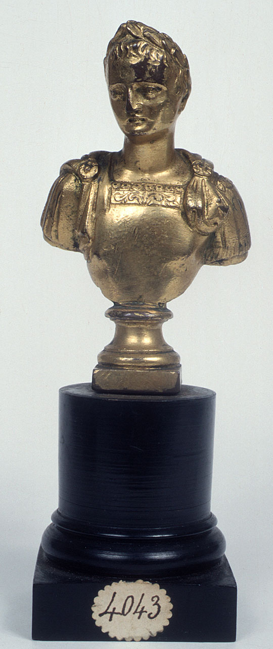 busto d'imperatore (statuetta) - bottega romana (?) (secc. XVI/ XVII)