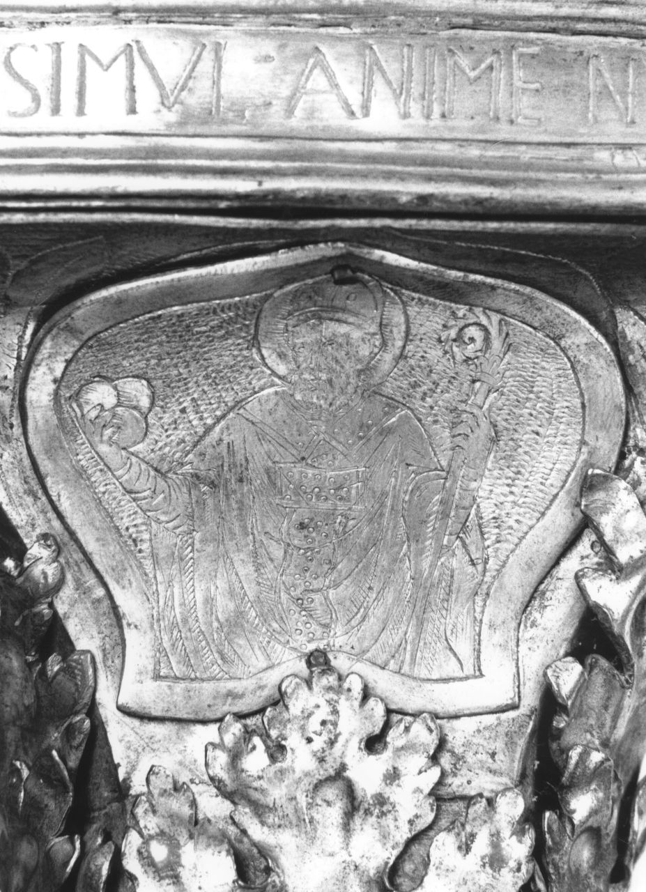 San Nicola di Bari (placchetta) - bottega fiorentina (sec. XV)
