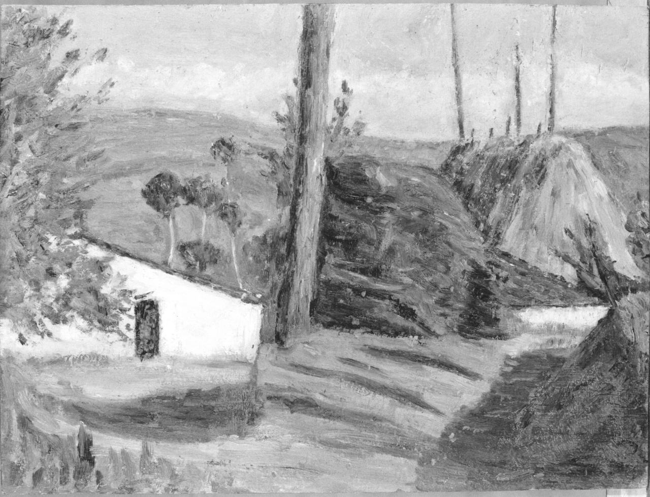 paesaggio rurale (dipinto) di Baduel Maria Teresa (secondo quarto sec. XX)